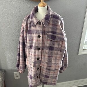 Universal Thread Purple and Cream Jacket